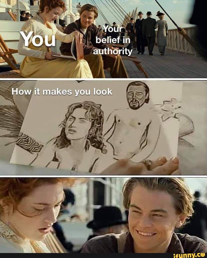 Your
You belief in
authority
How it makes you look