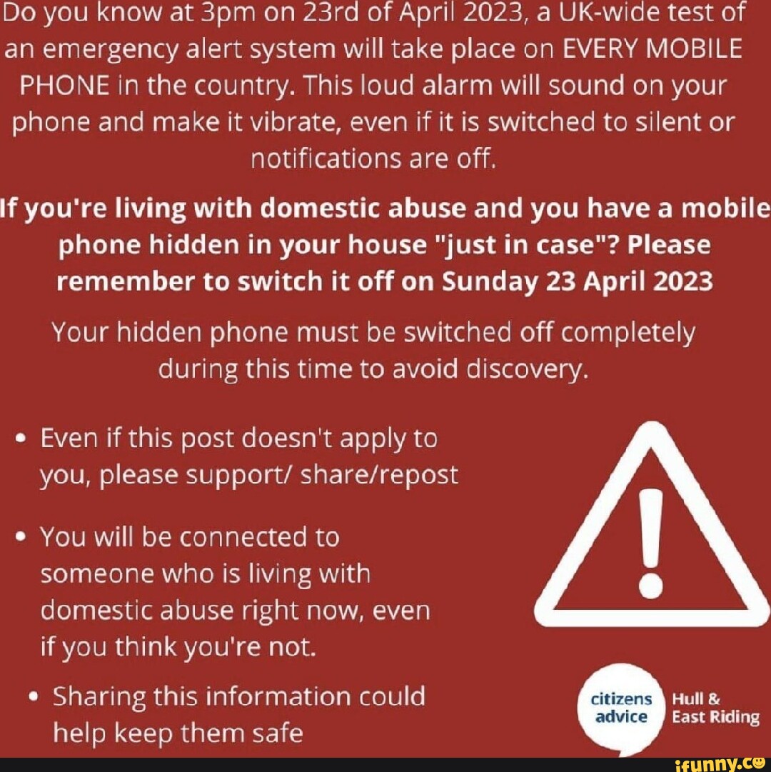 Do you know at on 23rd of April 2023, a UKwiae test of an emergency