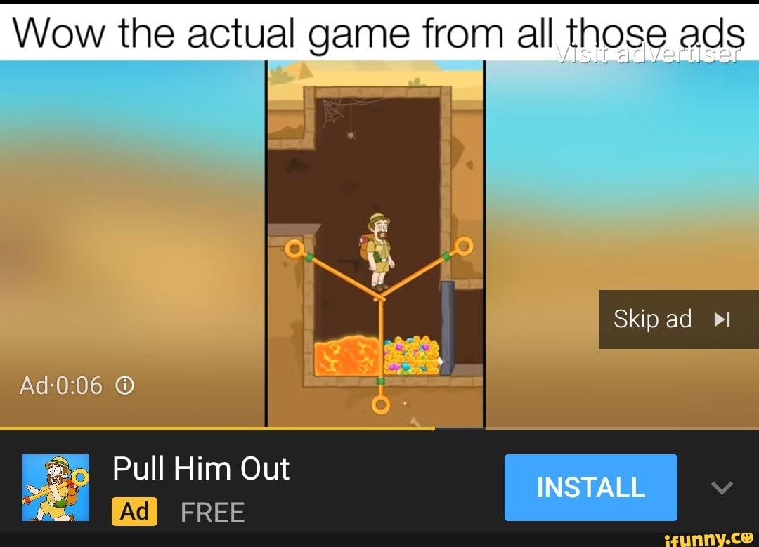 Wow the actual game from all those ads FREE 