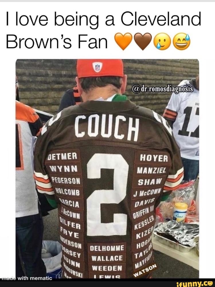 Cleveland Browns Meme  Nfl funny, Football funny, Sports memes