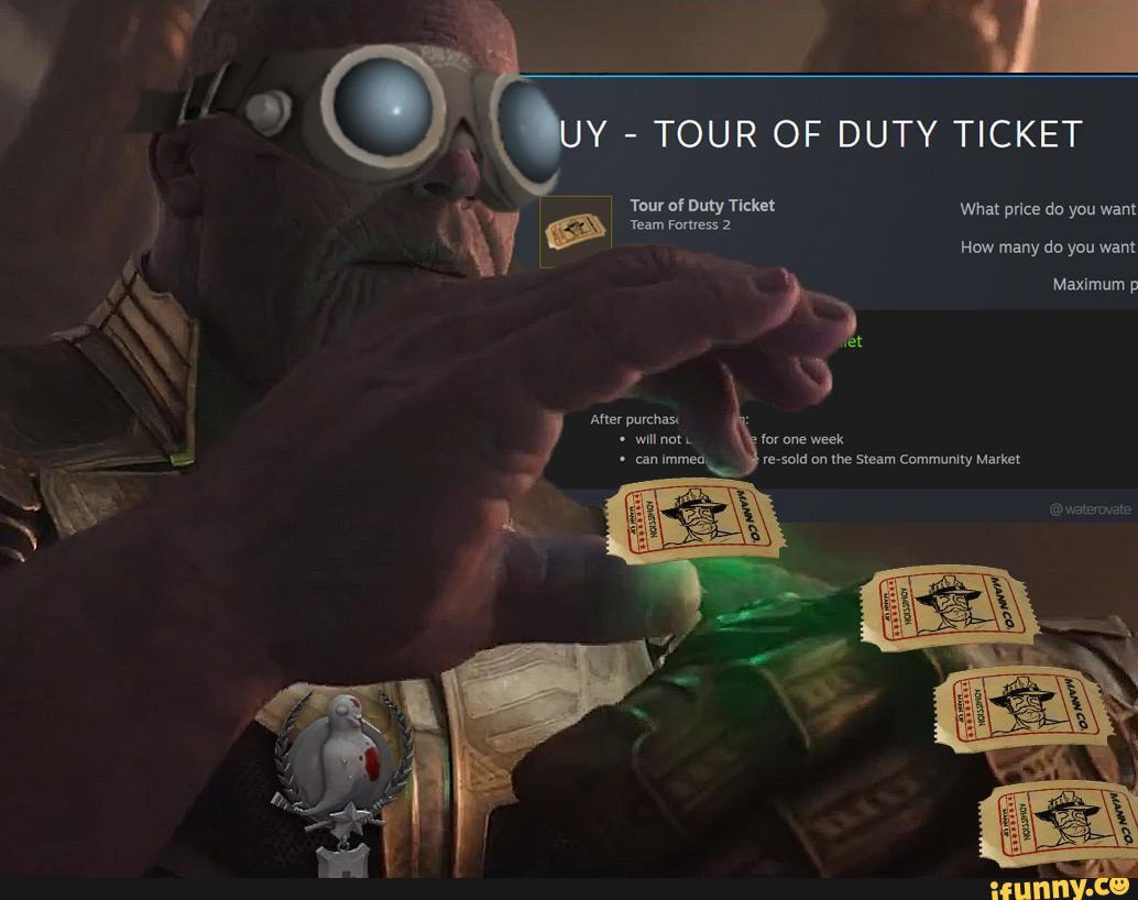 tour of duty ticket steam