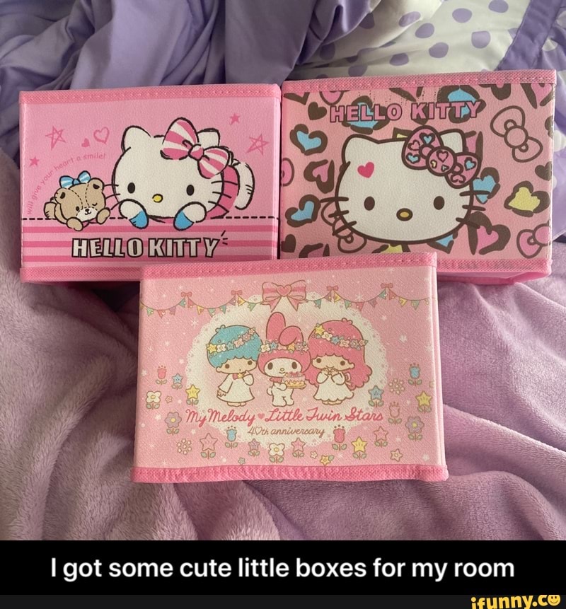 I got some cute little boxes for my room - I got some cute little boxes for my room
