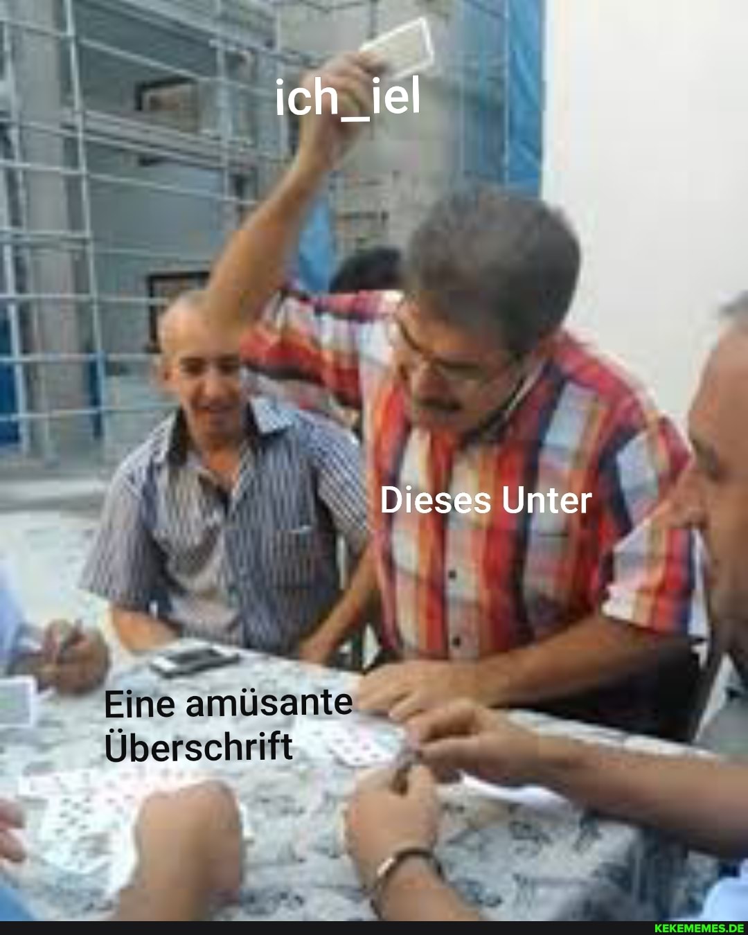 ich_iel
Dieses Unter
Eine amüsante
Überschrift
ER