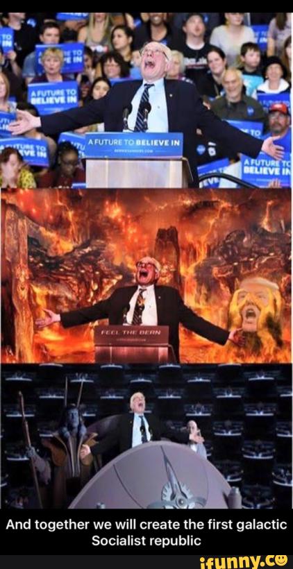And together we will create the first galactic
Socialist republic - And together we will create the first galactic Socialist republic