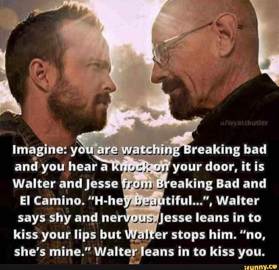 And you heal your door, it is Walter and Jesse rom Breaking Bad and El ...