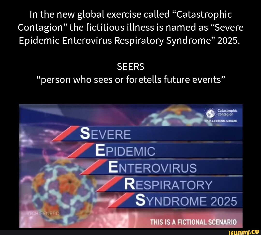 In the new global exercise called "Catastrophic Contagion" the