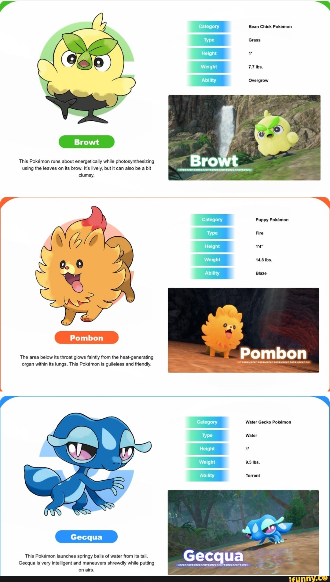 Rowt Rowt This Pokmon runs about energetically while photosynthesizing using ...