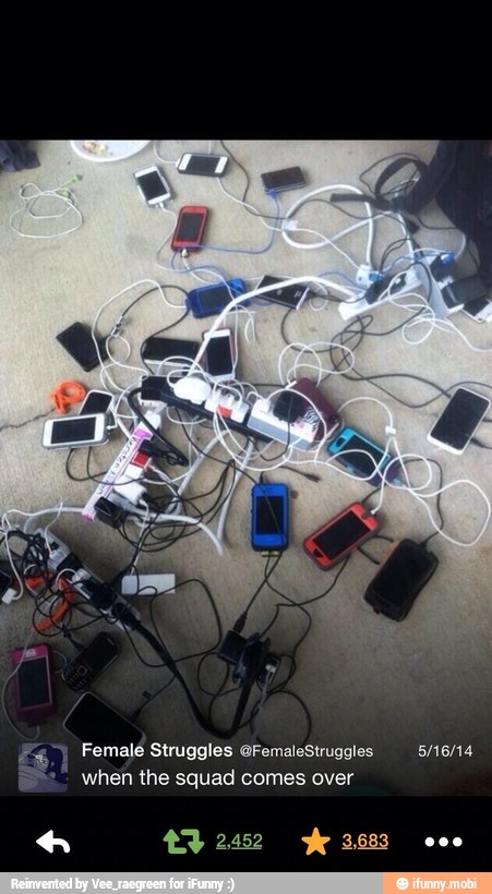 Female Struggles @FemaleStruggles 5/16/14
when the squad comes over