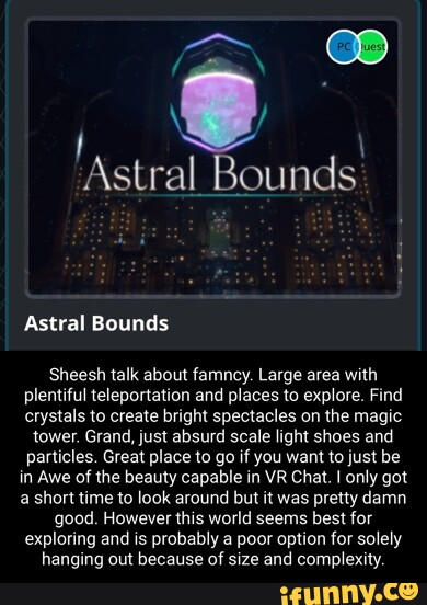 Astral Bo Bounds. Astral Bounds Sheesh talk about famncy. Large area ...