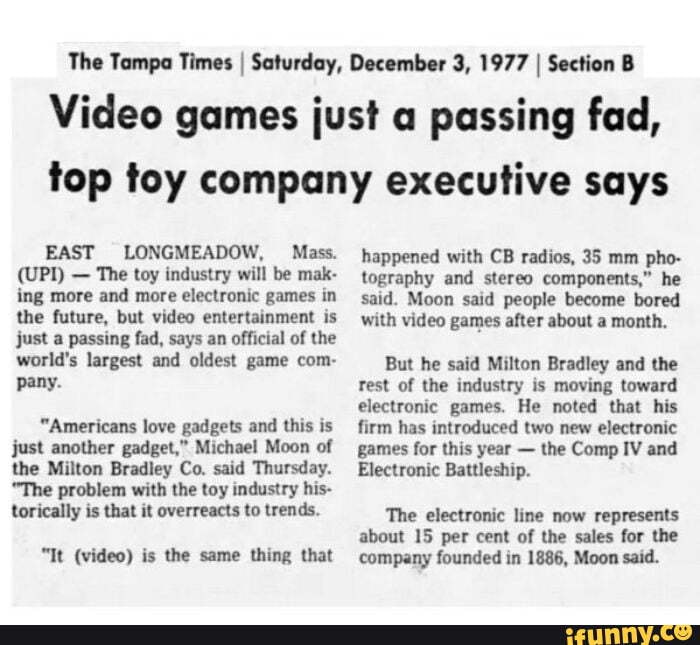 The Tampa Times I Saturday, December 3, 1977 I Section B Video games