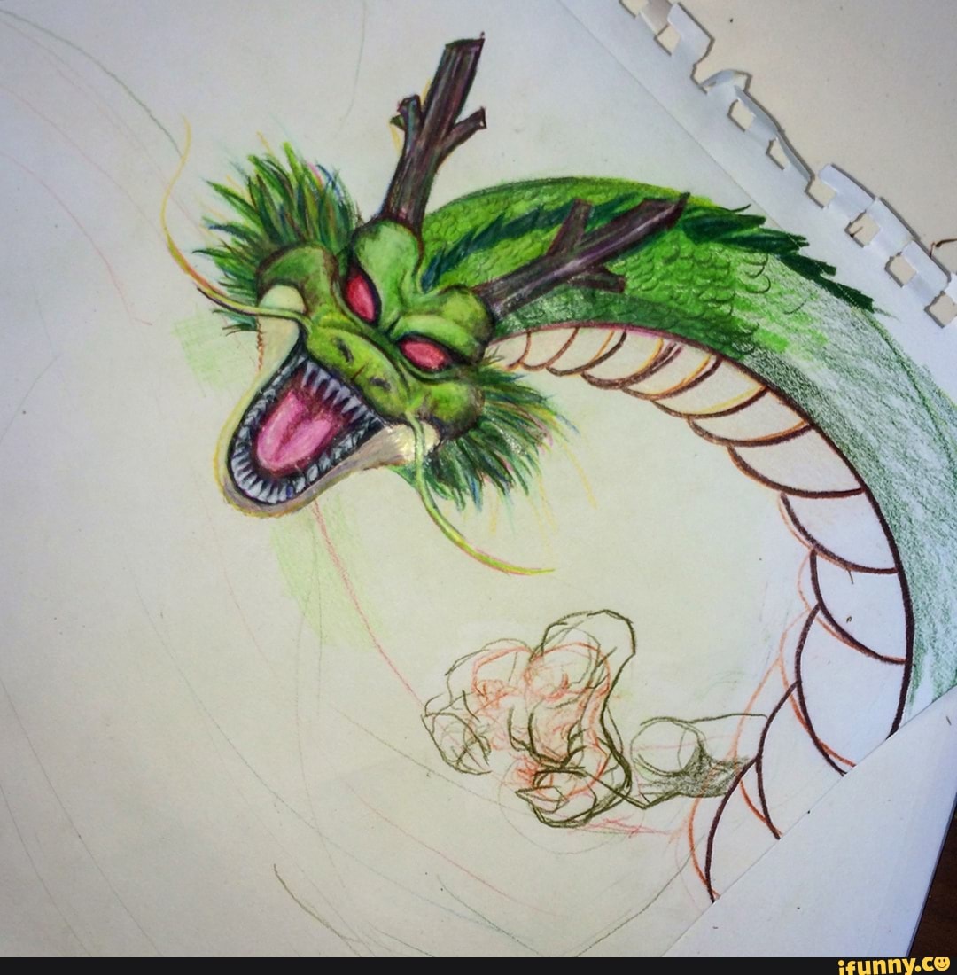 shenron, dragonballz, artwork, artist, color, artists, art, paint, drawings, painting, colorful
