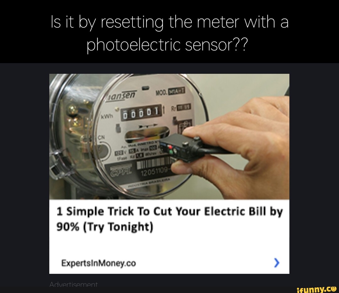 Is it by resetting the meter with a photoelectric sensor?? 1 Simple