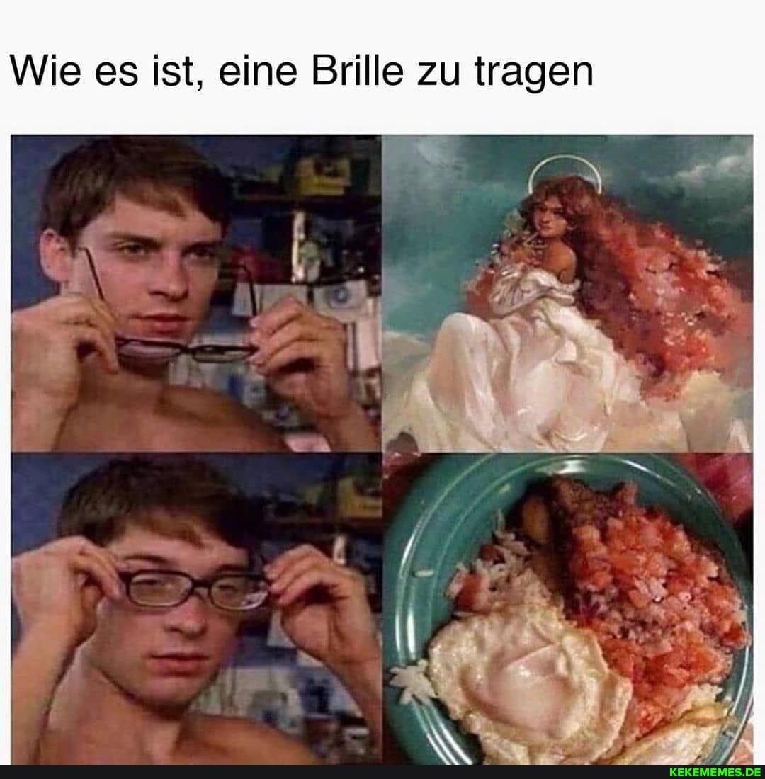 Wie es ist, eine Brille zu tragen