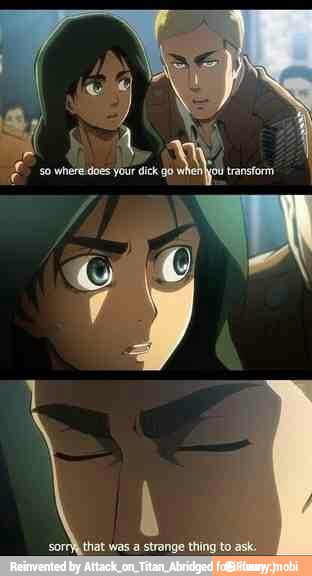 was a strange thing to
ask.