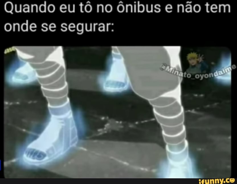 Quando eu tô no ônibus e não tem