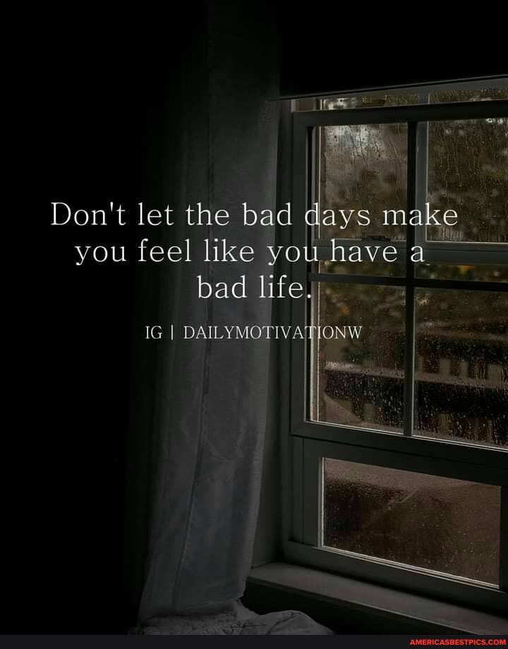 Don't let the thi bald lays mal you feel like yo have bad life =
DAILYMOTIVA