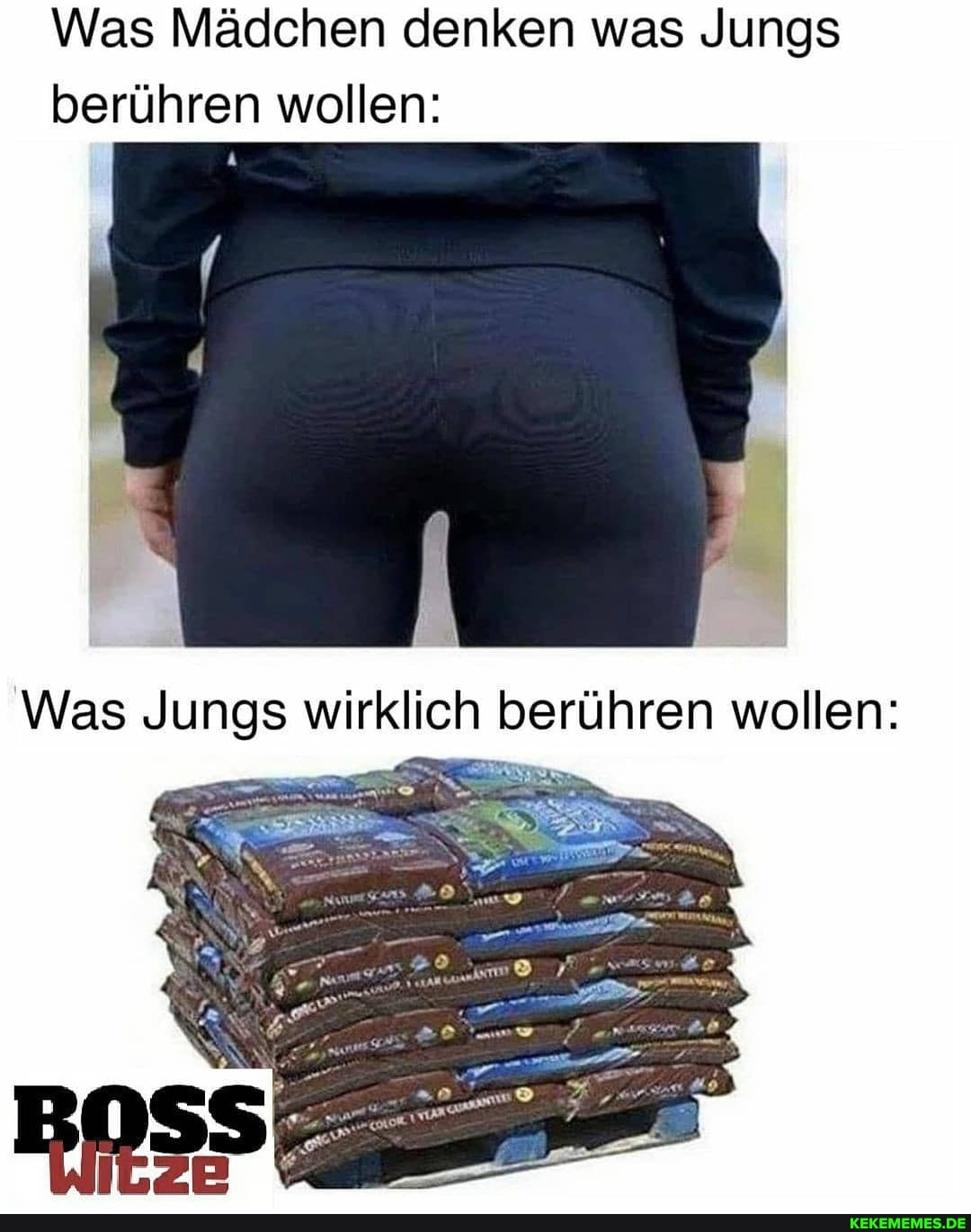 Was Mädchen denken was Jungs berühren wollen:
Was Junge wirkl wollen: