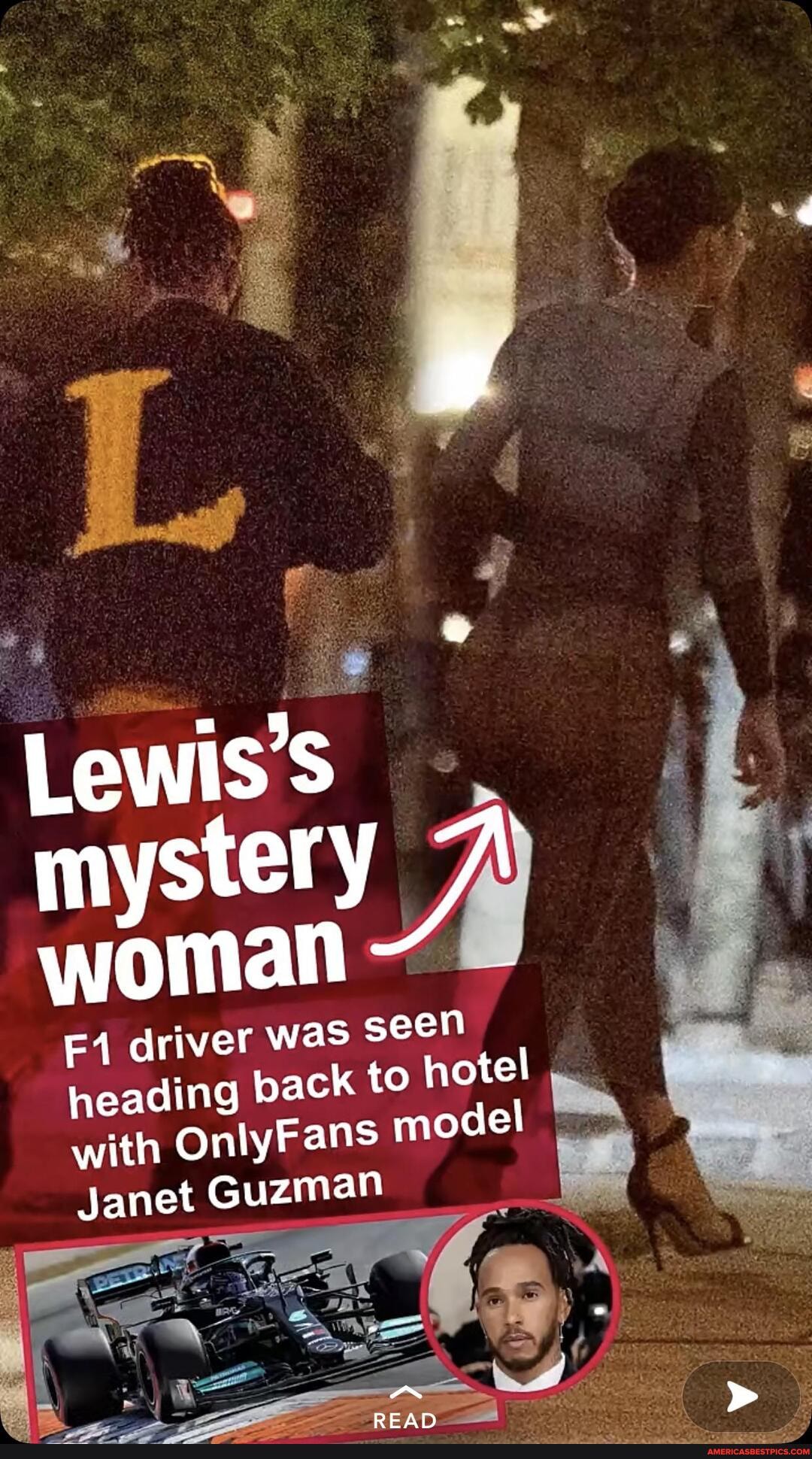 Lewis Hamilton heads back to New York hotel with OnlyFans model Janet Guzman  after F1 star attends Met Gala afterparty