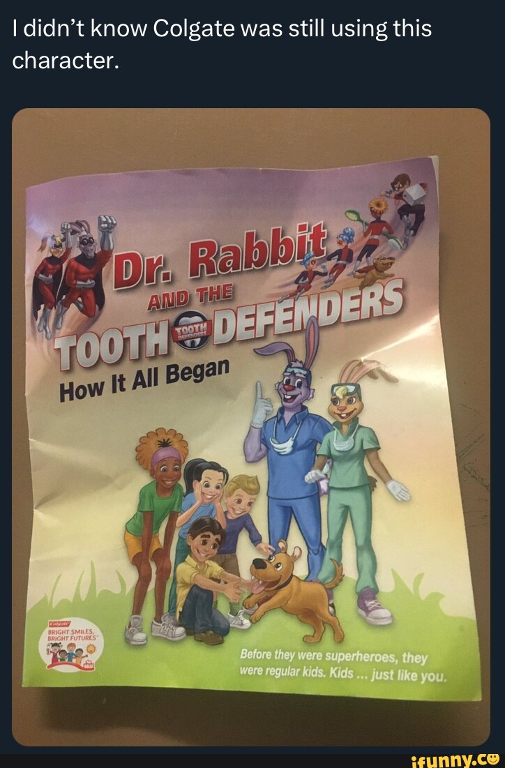 Abc Colgate I didn't know Colgate was still using this character. th wi - iFunny