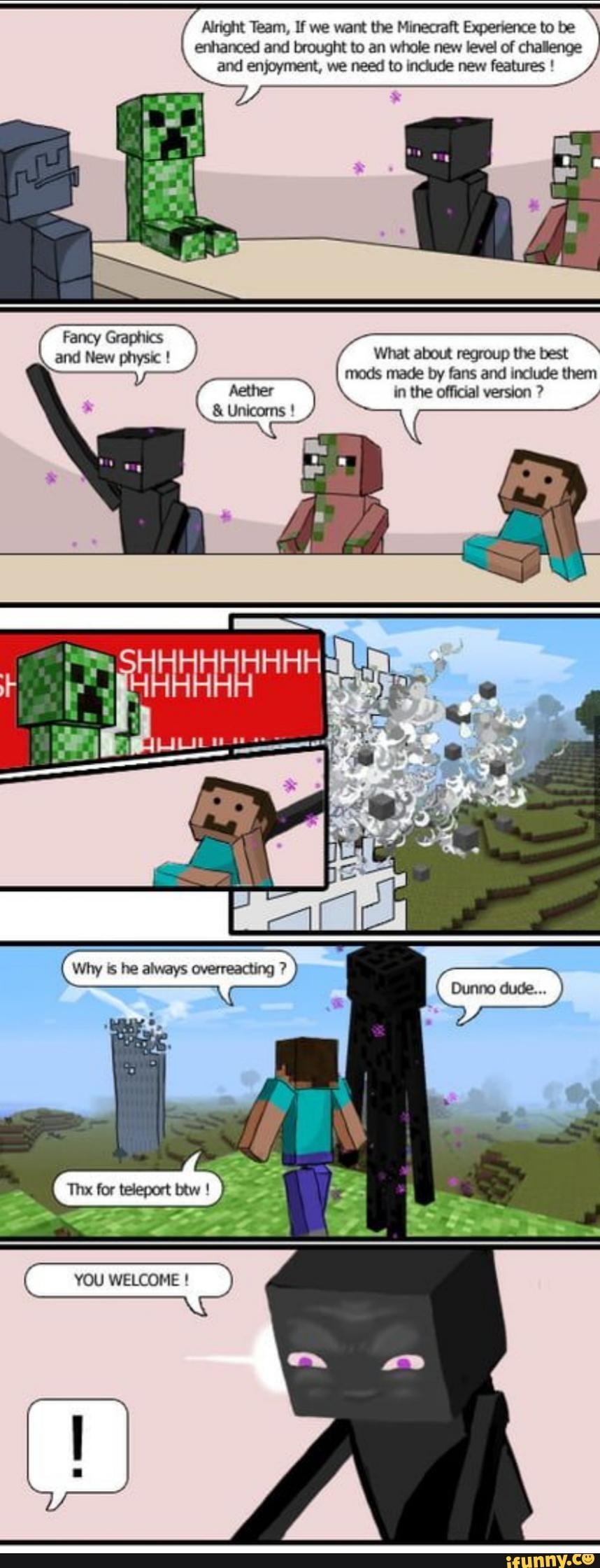Rage Comic Minecraft