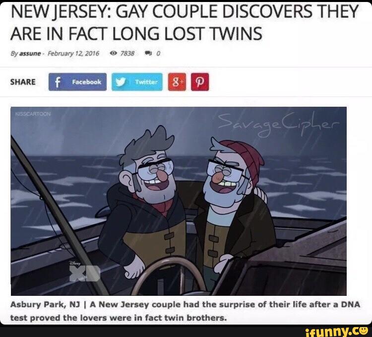 new jersey gay couple long lost twins