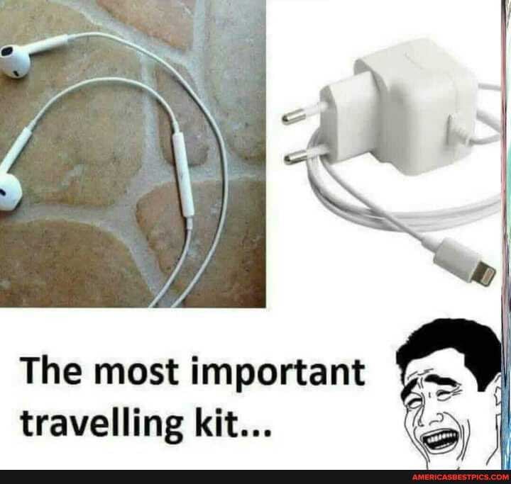 The most important travelling kit...