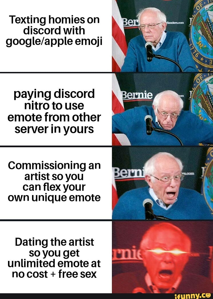 Texting Homies On Discord With Emoji Paying Discord Nitro To Use Emote From Other Server In