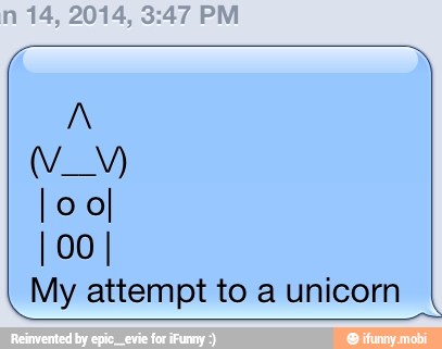 My attempt to a unicorn