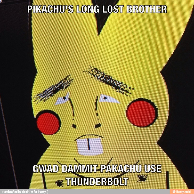 PIKAGHU!S TONG LOST BRO