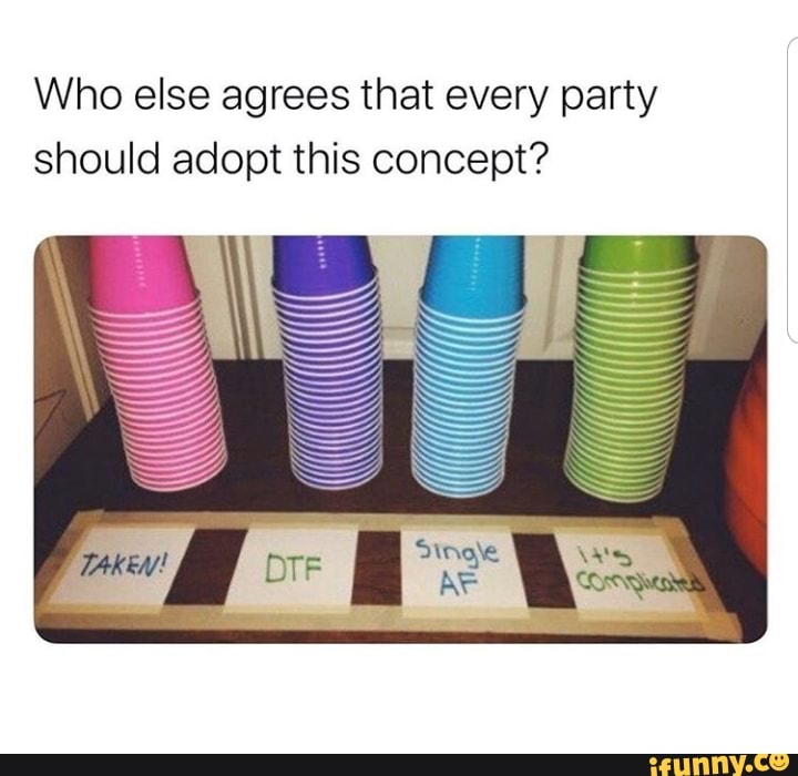 Who else agrees that every party
should adopt this concept?