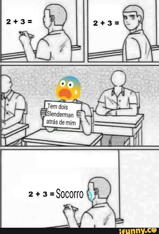 tirinhas, slenderman