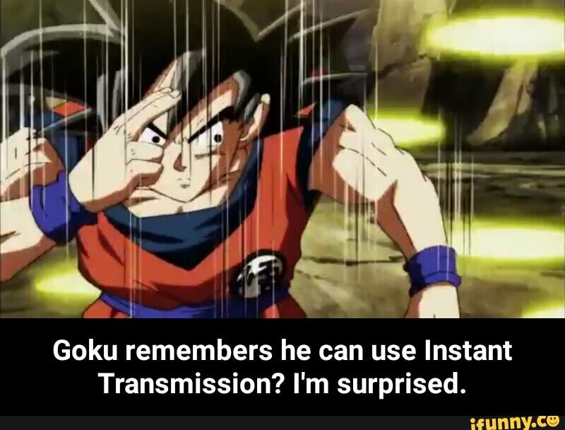 where goku learns instant transmission