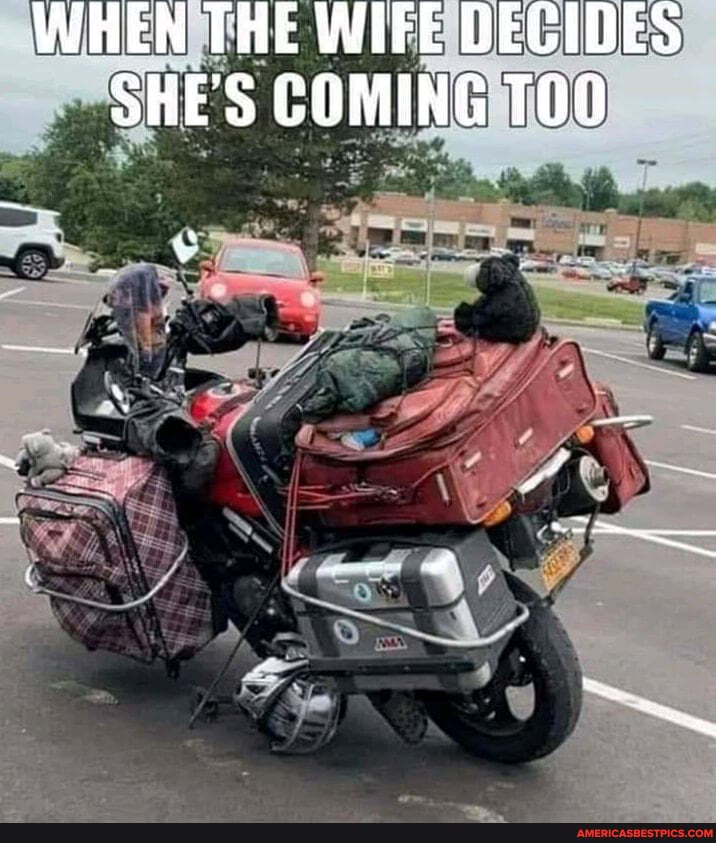 WHEN THE WIFE DECIDES SHE'S COMING TOO