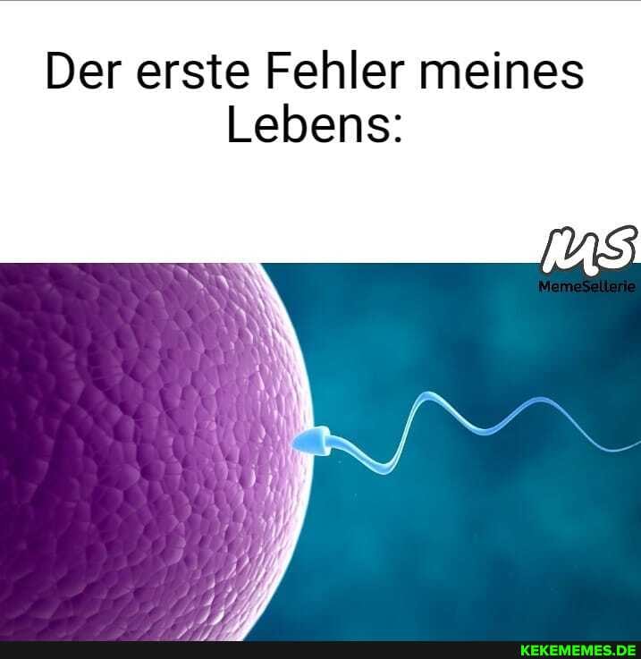 Der erste Fehler meines
Lebens: