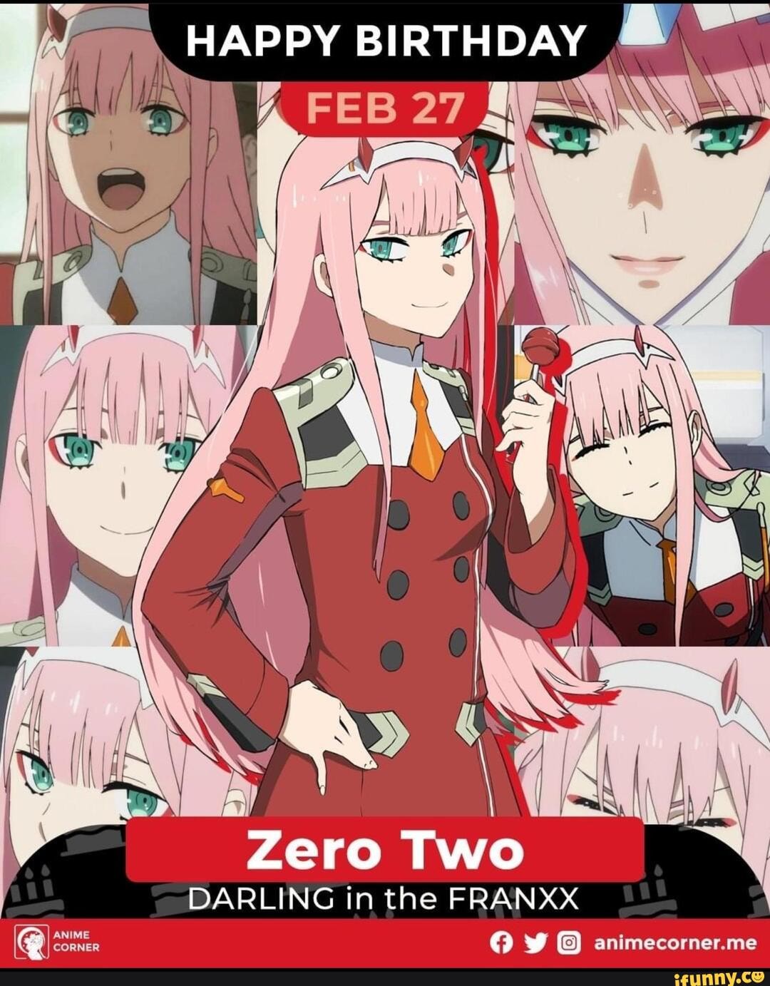 HAPPY BIRTHDAY zero Two DARLING in the FRANXX animecorner.me )