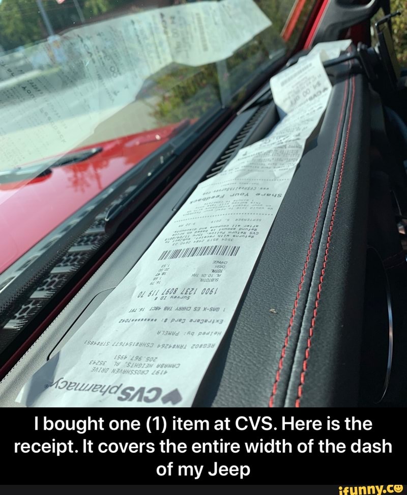 cvs receipt tie