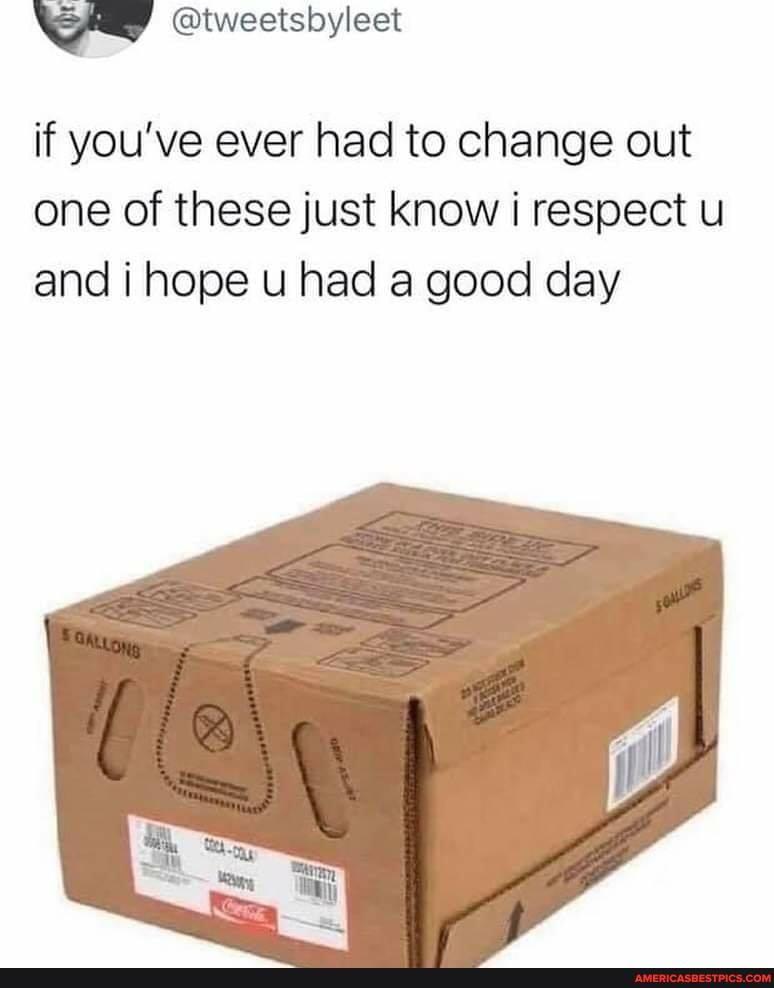 if you've ever had to change out one of these just know respect u and i hope u had a. good day