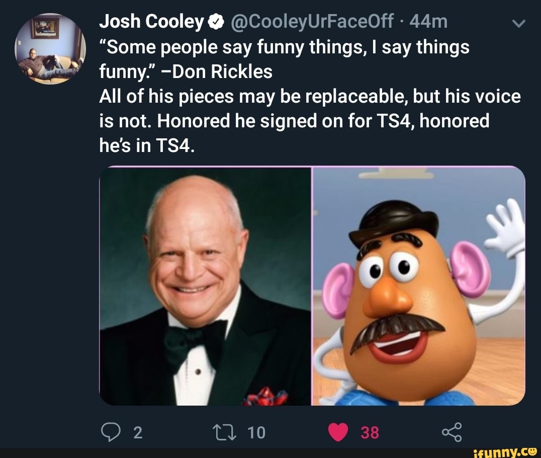 Don Rickles returns for Toy Story 4 - Josh Cooley @ _ "Some people say ...