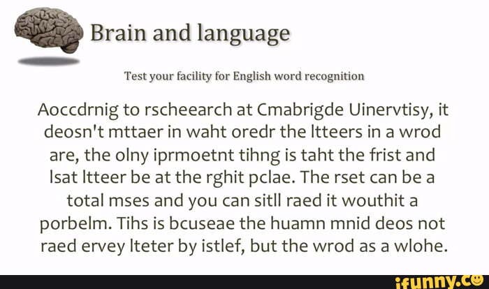 Brain And Language Test Your Facility For English Word Recognition brain-and-language-test-your-facility-for-english-word-recognition