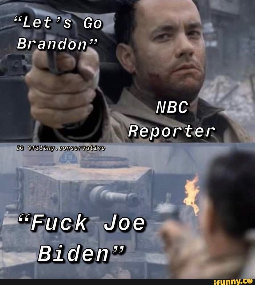 Let S Go Brandon Nbc Reporter Fuck Joe Biden