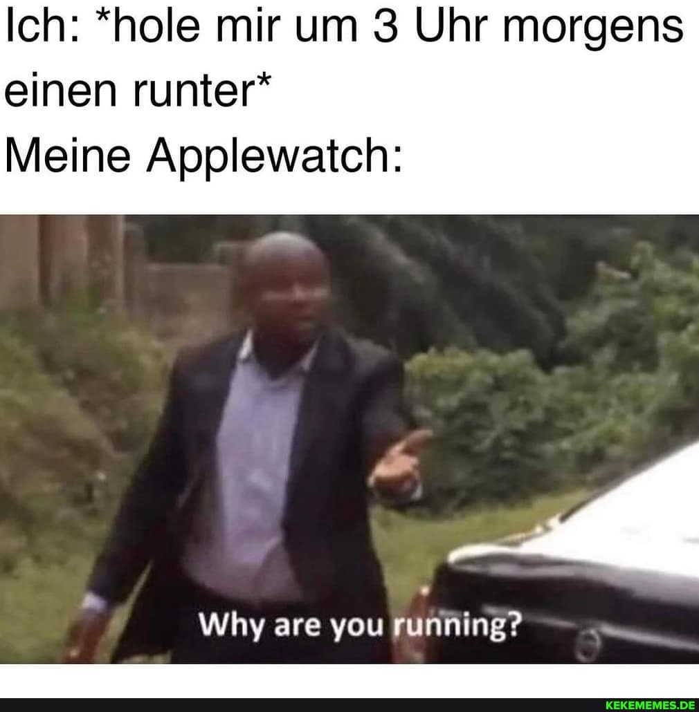 Ich: *hole mir um 3 Uhr morgens einen runter*
Meine Applewatch:
Why are you running?