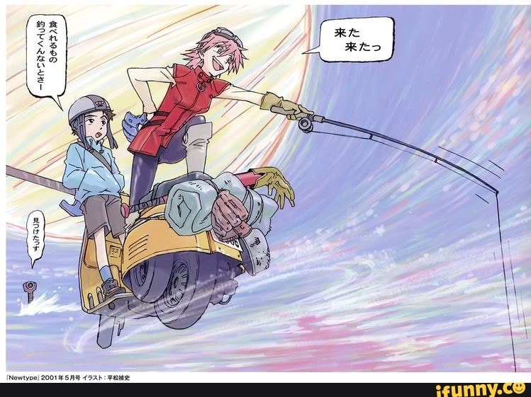 art, anime, flcl
