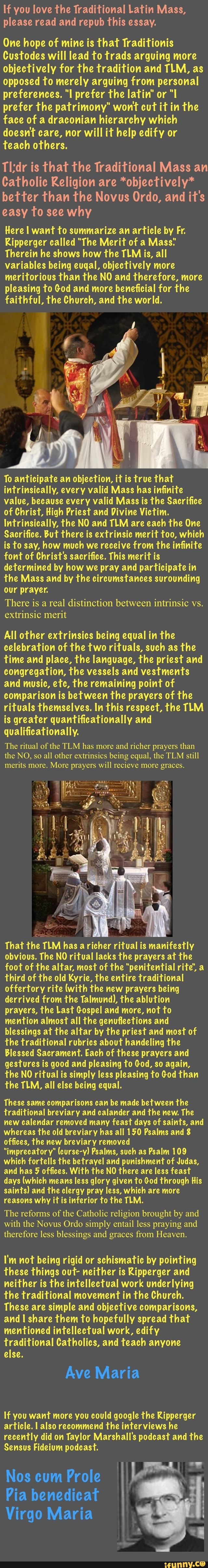 Latin Ritual Meme Traditioniscustodes memes. Best Collection of funny Traditioniscustodes ...