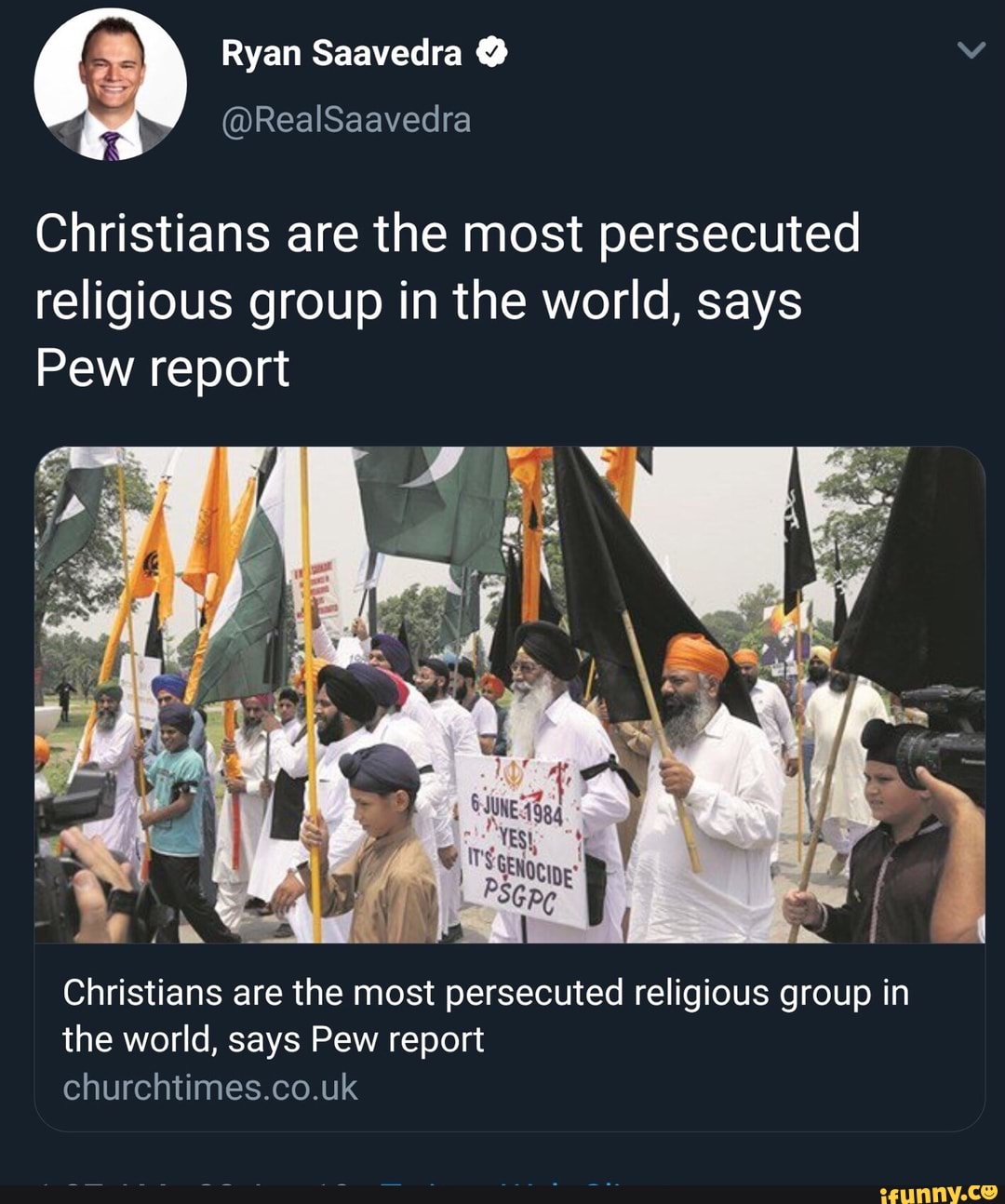 Christians Are The Most Persecuted Religious Group In The World Says