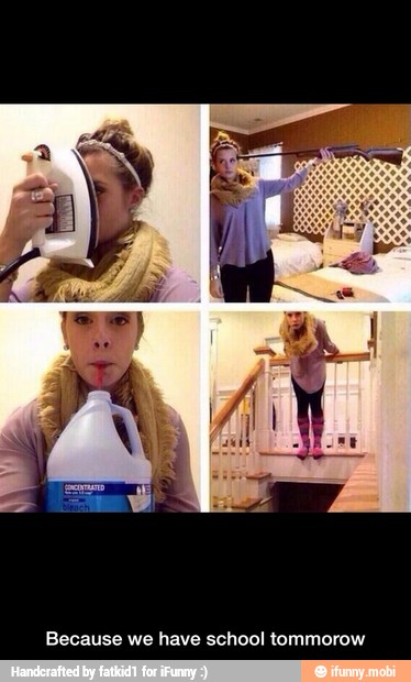 Because we have school tommorow - Because we have school tommorow