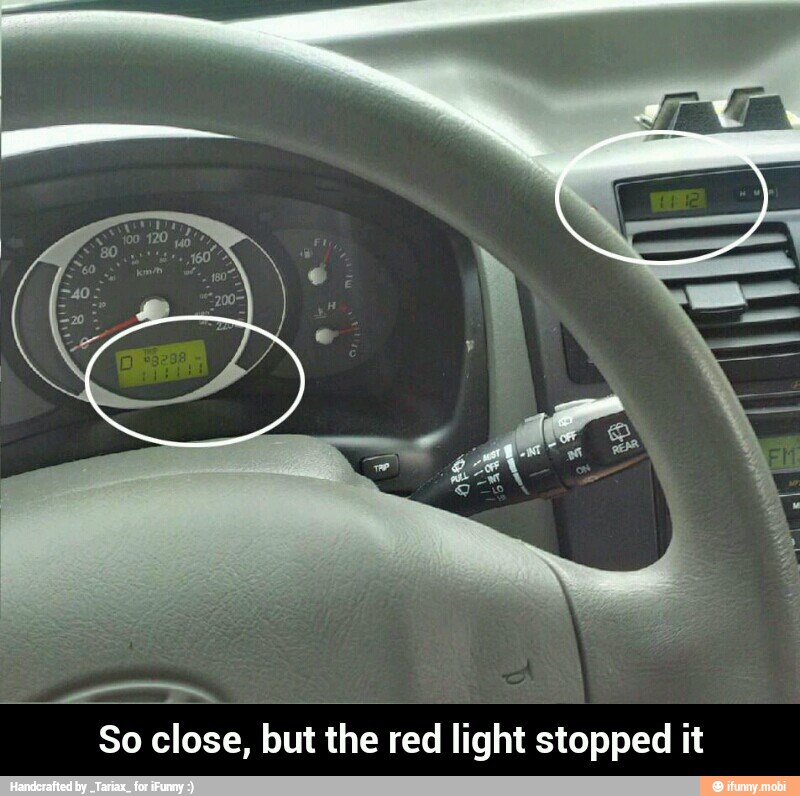 A
ERE
So close, but the red light stopped it - So close, but the red light stopped it