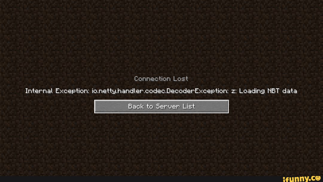 Internal exception io netty handler codec decoderexception что делать tlauncher