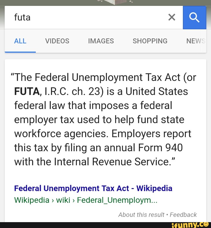federal unemployment tax form