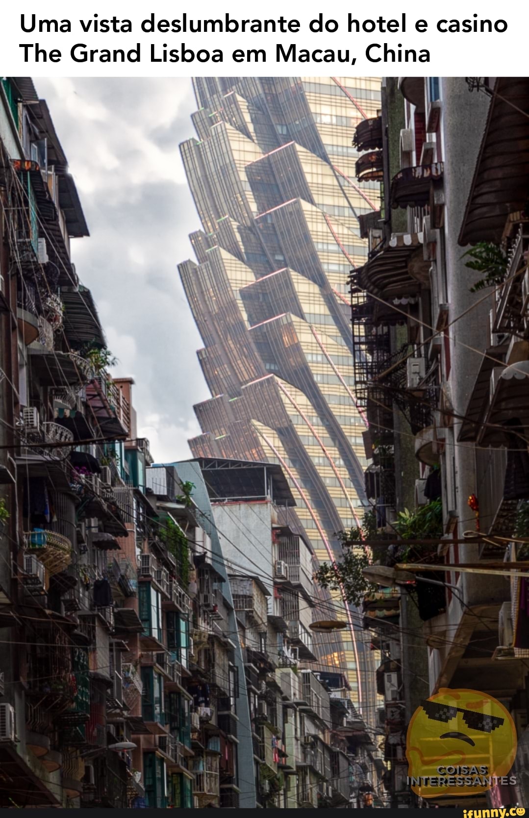 Uma vista deslumbrante do hotel e casino
The Grane Lisboa em Macau, China