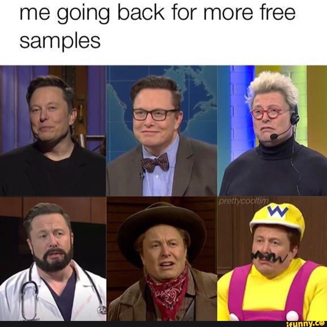 me going back for more free samples